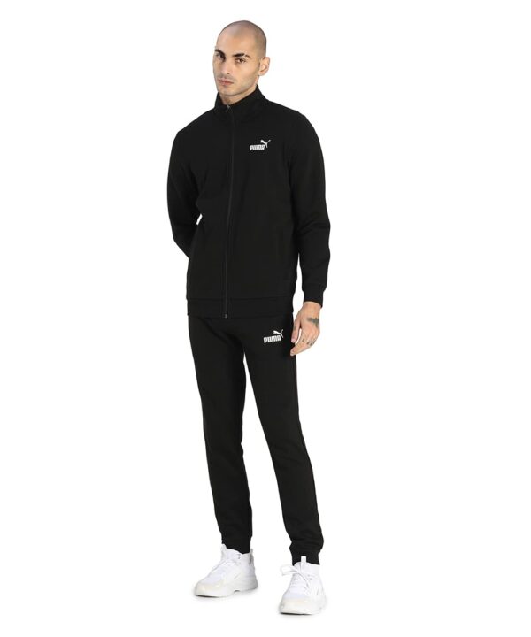 Puma Mens Clean Sweat Suit, Black, L (58584101) - Image 3