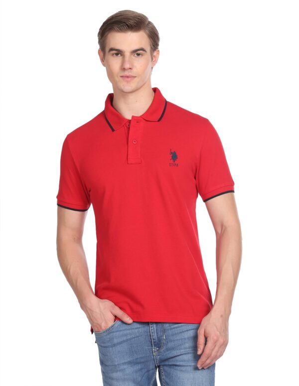 U.S. POLO ASSN. Men's Regular Fit T-Shirt Red L