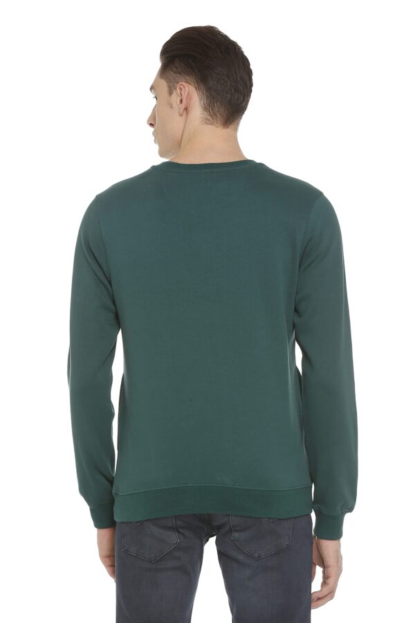 Allen Solly Men'S Cotton Round Neck Regular Fit Sweatshirt (Asstorgpg90892Xl_Pine Green 19-5414Tcx_Pine Green_Xl) - Image 5