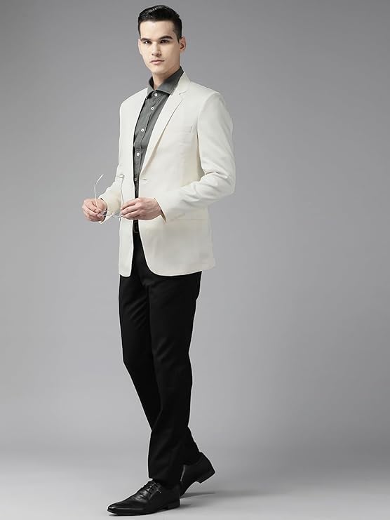 Men’s White Formal & Casual Blazer - Image 5