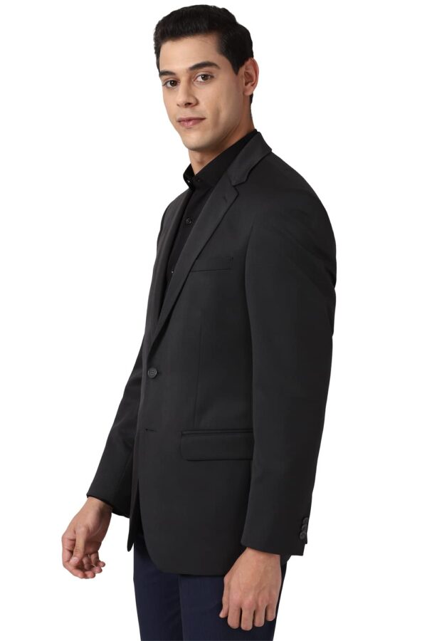 Peter England Men's Regular Blazer (Pebzotlby15203_Charcoal_40, Formal Blazer) - Image 5