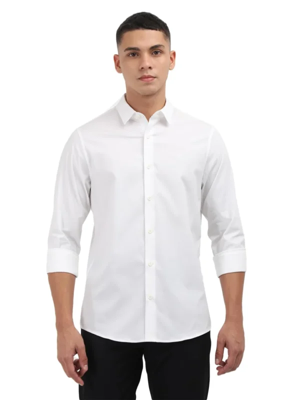 Calvin Klein Jeans Men's Slim Fit Shirt (J327436YAF White