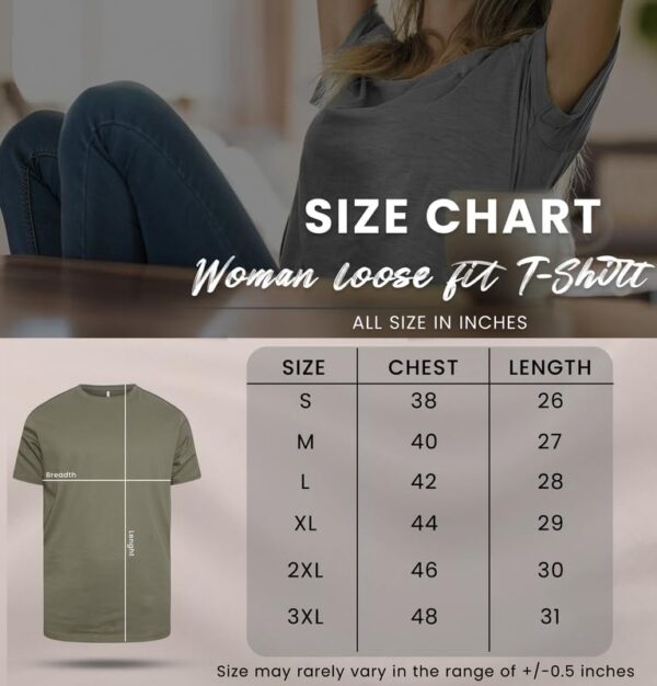 Sleepynuts Cotton Half Sleeve Round Neck Tshirt for Women Pack of 4 Loose Fit Solid T-Shirts Combo (Sky Blue,Periwinkle,Winslow,Light Pink - Small) - Image 7
