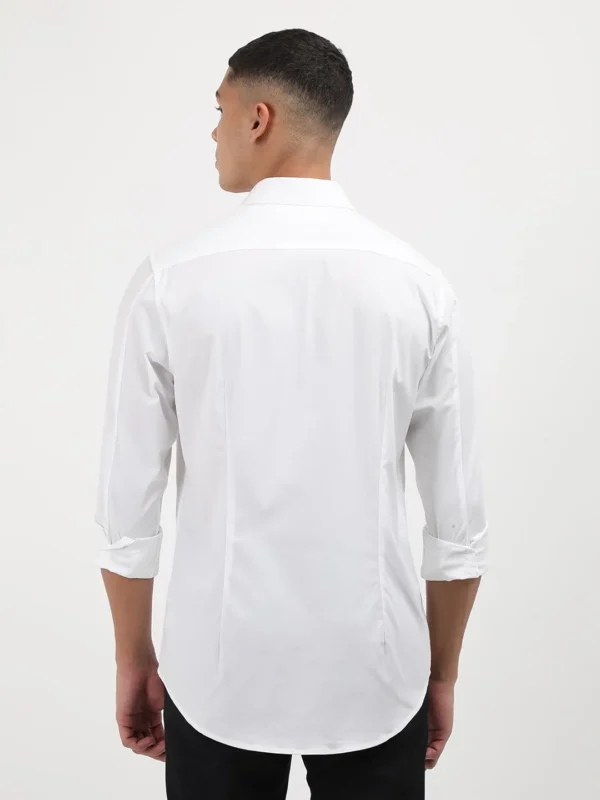 Calvin Klein Jeans Men's Slim Fit Shirt (J327436YAF White - Image 7