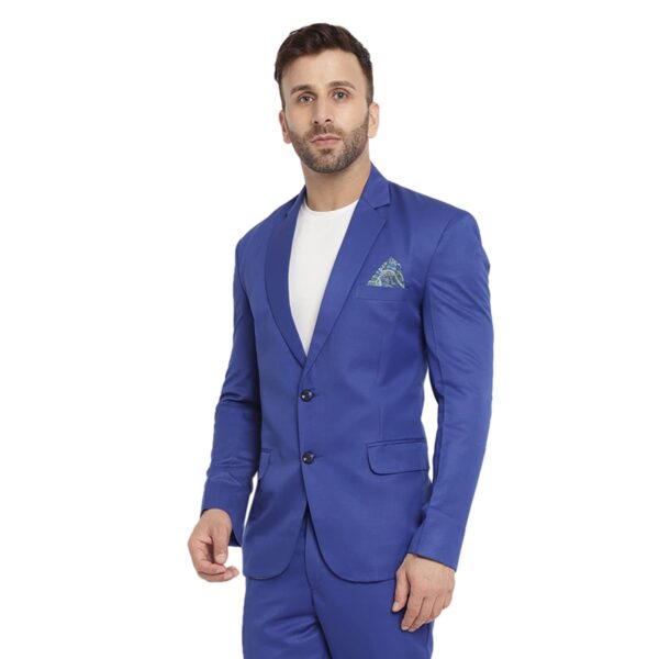 REFULGENT Men's Regular Fit Single Breasted Casual and Formal Blazer (Blue,Size-44) - Image 6