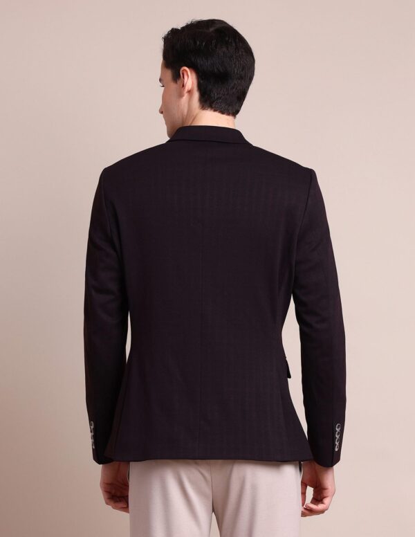 Arrow Men's Classic Casual Blazer (ARADOBZ0018_Maroon - Image 5