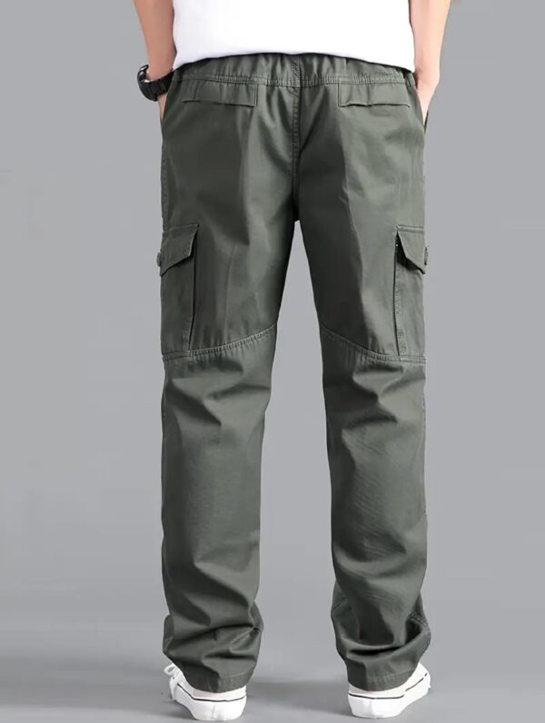 Lymio Men Cargo || Men Cargo Pants || Men Cargo Pants Cotton || Cargos for Men (Cargo-119-Green-M) - Image 4