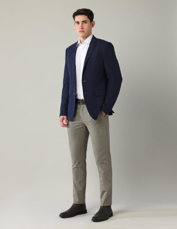 Arrow Men's Slim Blazer (ARAJBZ5006_Navy - Image 6