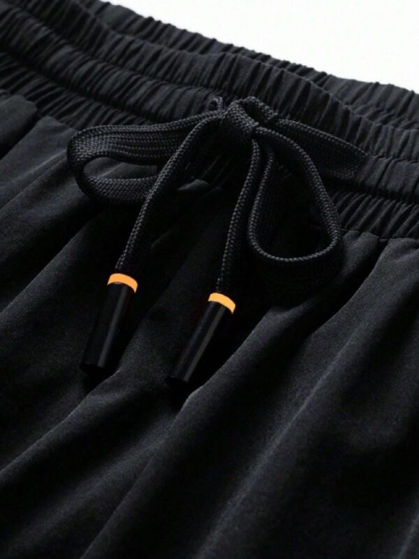 Lymio Track Pant for Men || Track Pants || Plain Track Pant (TP-57-Black-M) - Image 3