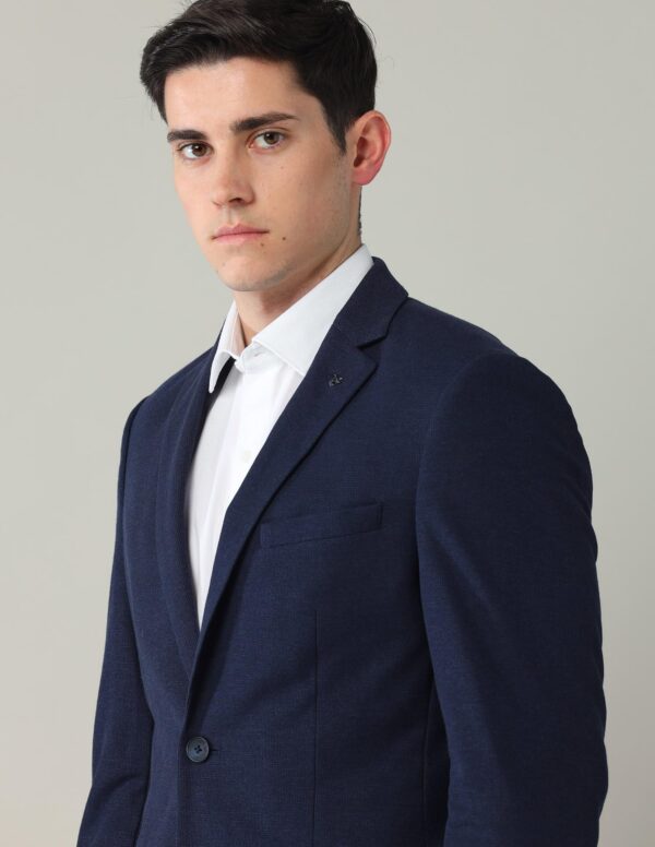 Arrow Men's Slim Blazer (ARAJBZ5006_Navy - Image 2