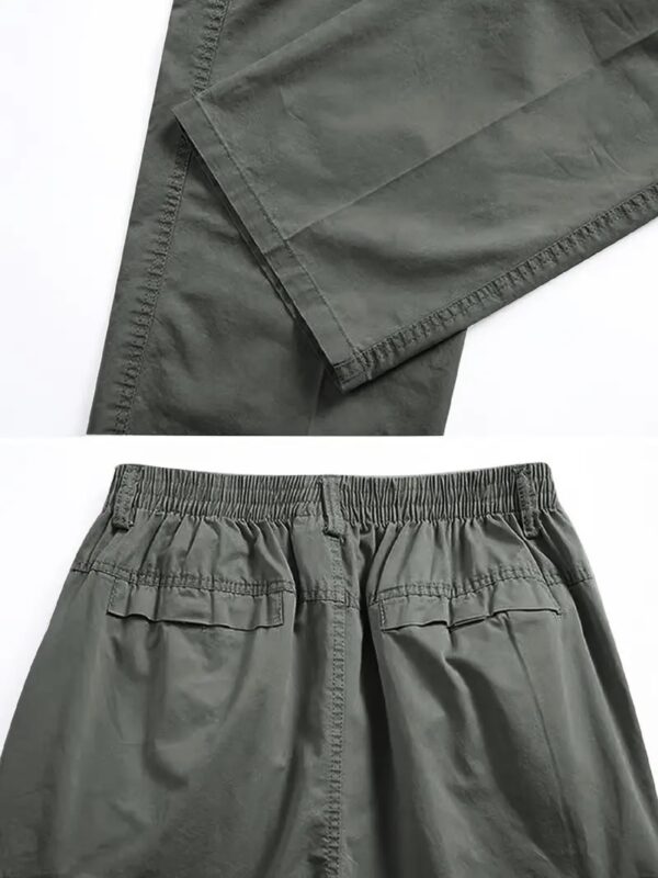 Lymio Men Cargo || Men Cargo Pants || Men Cargo Pants Cotton || Cargos for Men (Cargo-119-Green-M) - Image 3