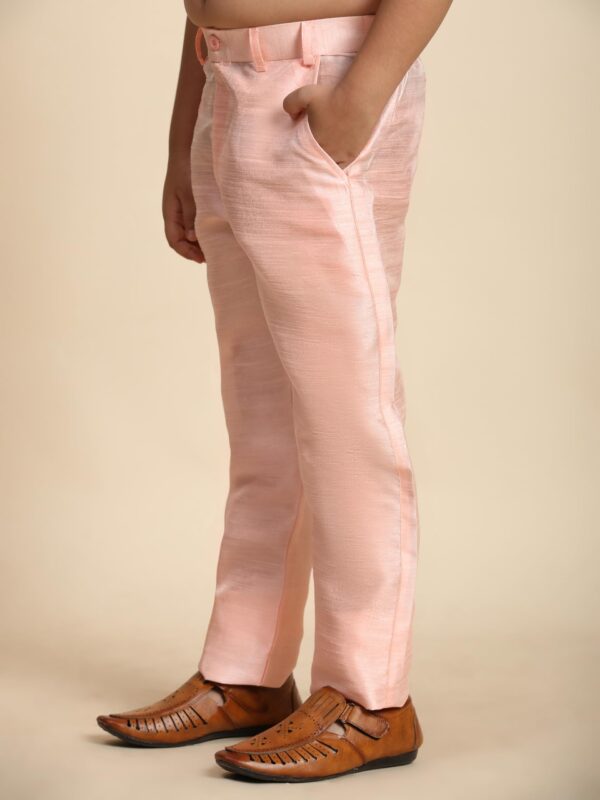 Pro-Ethic Developer Kids Indo-Western set for boys Wedding festive Outfit Sherwani Kids Traditional Outfit for Baby Boys (S-259) (5-6 Years, Pink) - Image 2
