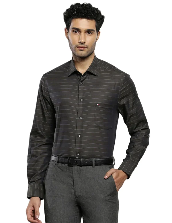 Tommy Hilfiger Mens Green Color Shirt (44)