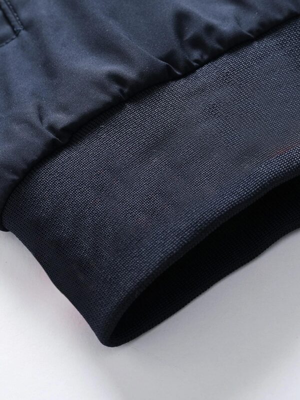 TAGAS Men's Polyester Standard Length Bomber Jacket (Mj-9015-Navy-Medium_Navy) - Image 4