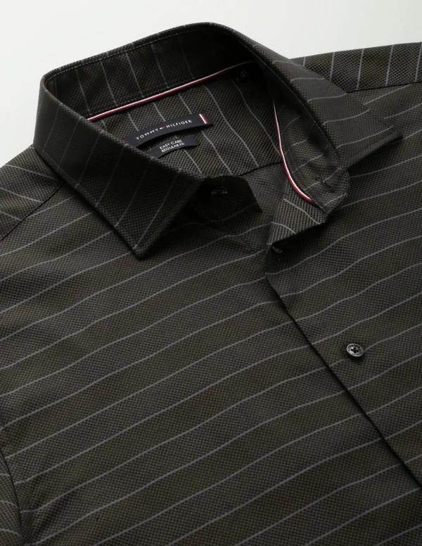 Tommy Hilfiger Mens Green Color Shirt (44) - Image 8
