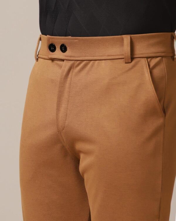 TOPLOT Men's Regular Casual Pants (Men-Pant-5181-Brown-34) - Image 4