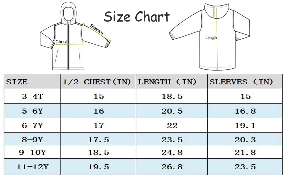 Boys Rain Jacket – Lightweight Waterproof Hooded Raincoat with Fleece Lining, Windbreaker for Kids - Image 2
