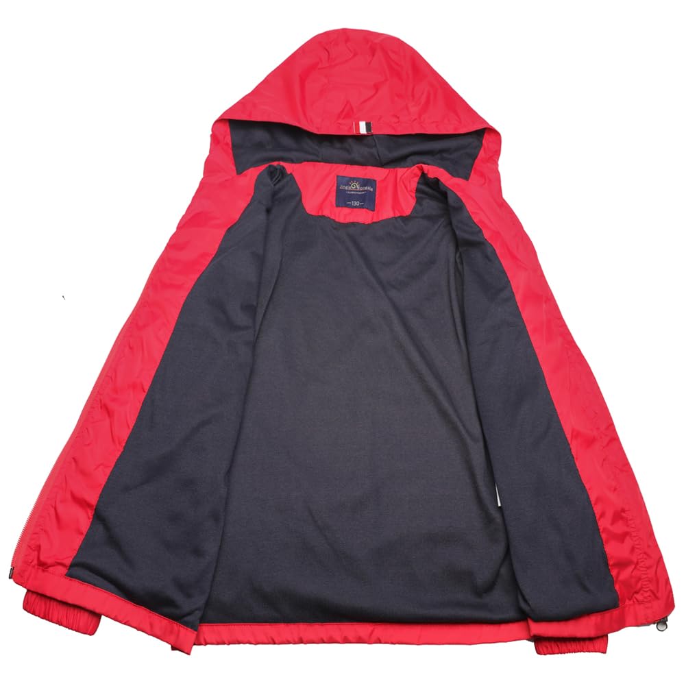 Children’s Raincoat – Lightweight Breathable Waterproof Hooded Windbreaker, Easy to Fold - Image 2