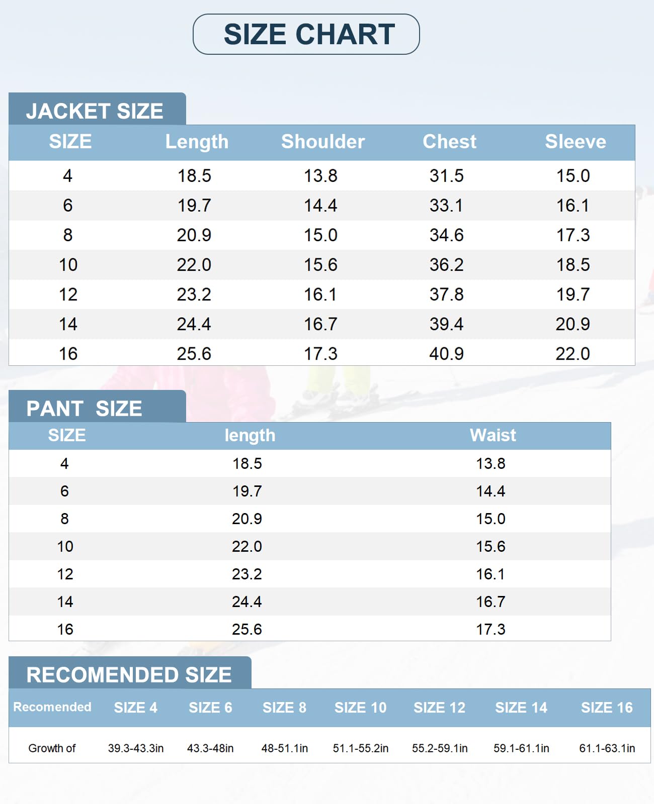 Boys’ Winter Snow Outfit – Ski Jacket with Matching Pants, Windproof & Waterproof - Image 4