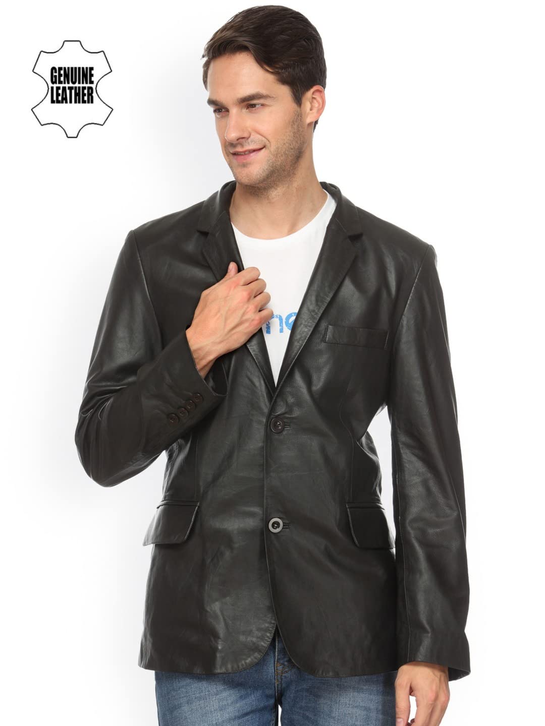 Men’s Genuine Leather Jacket – Classic Biker Style, Slim Fit Real Leather with Zipper Closure & Comfortable Lining – Casual & Motorcycle Wear - Image 5