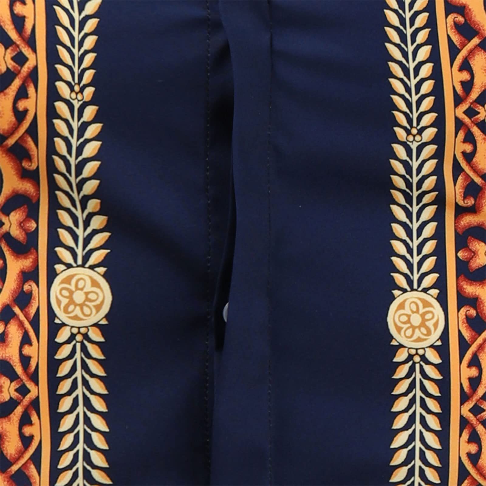 Men’s Slim Fit Printed Shirt – Long Sleeve Party Wear & Casual Streetwear - Image 3