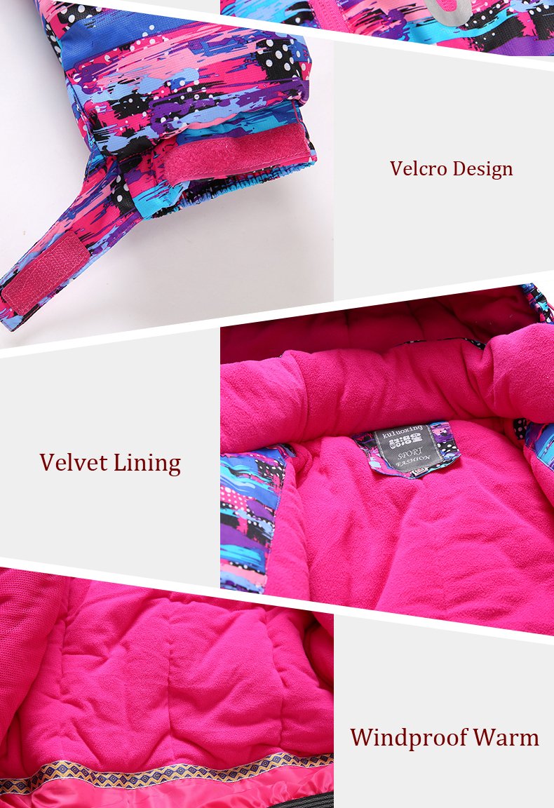 Boys’ Winter Snow Outfit – Ski Jacket with Matching Pants, Windproof & Waterproof - Image 3