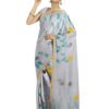 Avishya Exclusive Hand Painted Viscose Pure Organza Silk Saree | Casual and Modern Saree for Women | Designer Saree with Unstitched Blouse Piece (Grey)