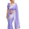 Sugathari Women's Lavander Banarasi Kanchipuram Art Silk Saree for Women – Traditional Wedding & Party Saree with Blouse Piece – Ethnic Indian Silk Saree for Bridal, Festive (RT-21-Lavander)