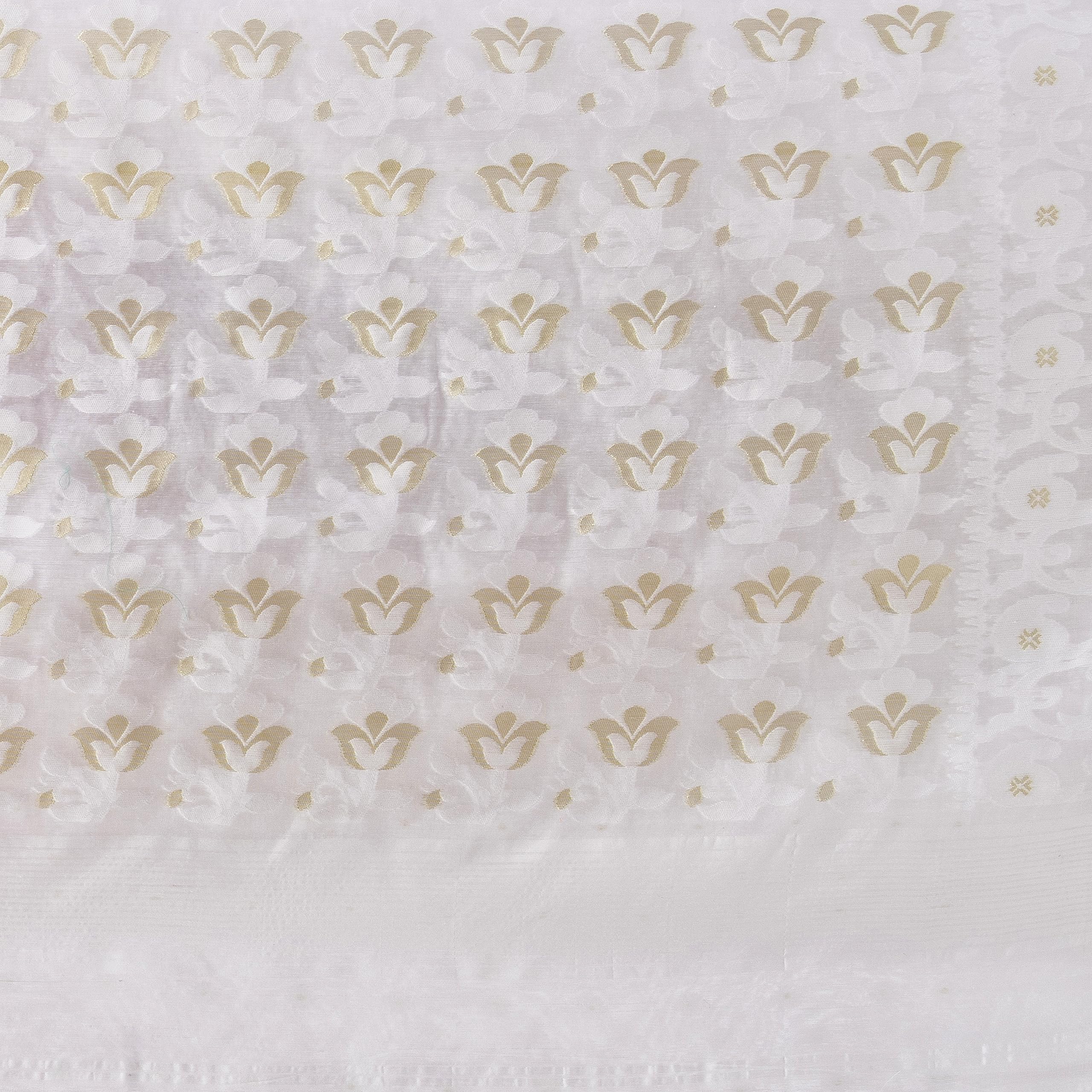 dB DESH BIDESH Women`s jamdani sarees for women cotton saree for woman handloom cotton sarees party, wear sari banarasi chiffon georgette silk saree Queen of Diamond designer jamdani cotton saree - Image 3